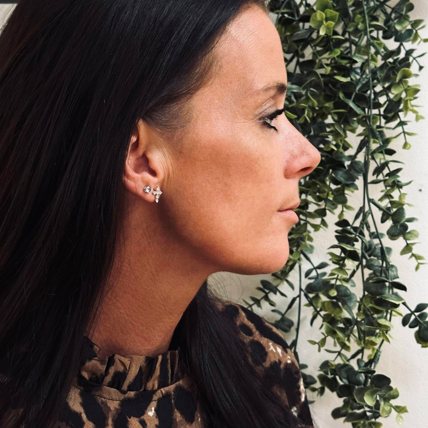 Ørestikker Taylor Mix Box 18K forgyldt - 2 stk - VIAMAJA.DK