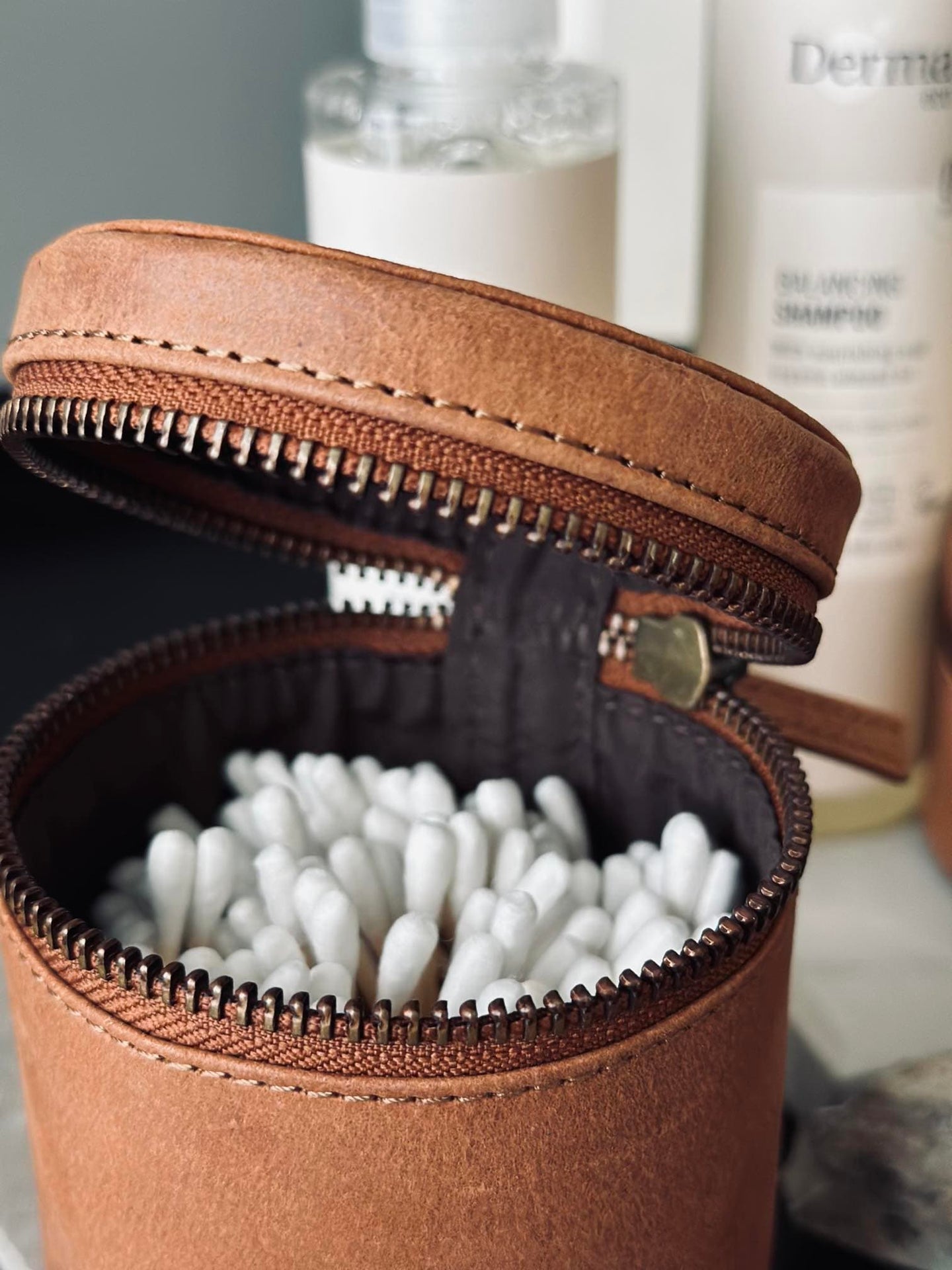 Organiser Leather - Big cognac - VIAMAJA.DK