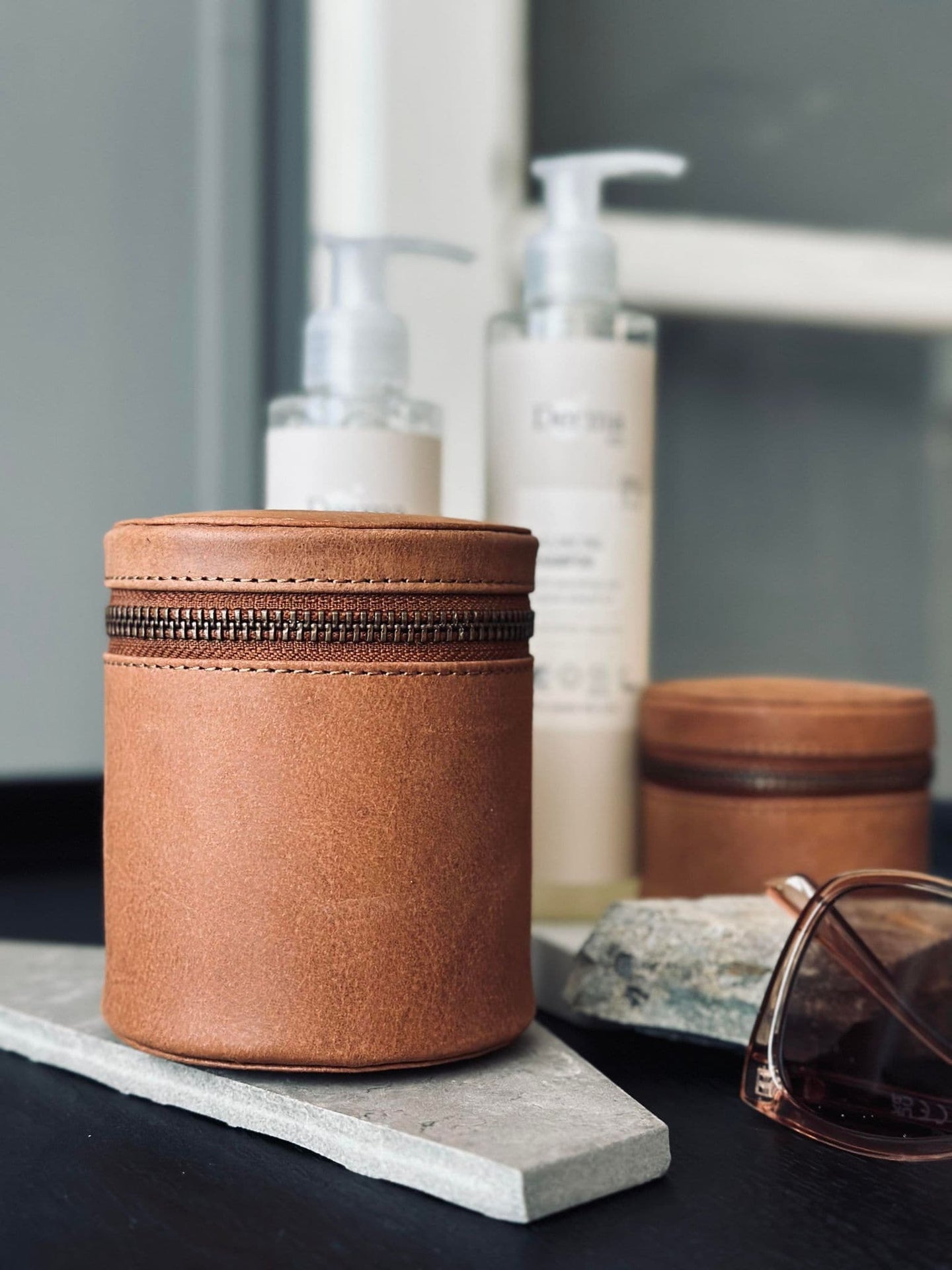 Organiser Leather - Big cognac - VIAMAJA.DK