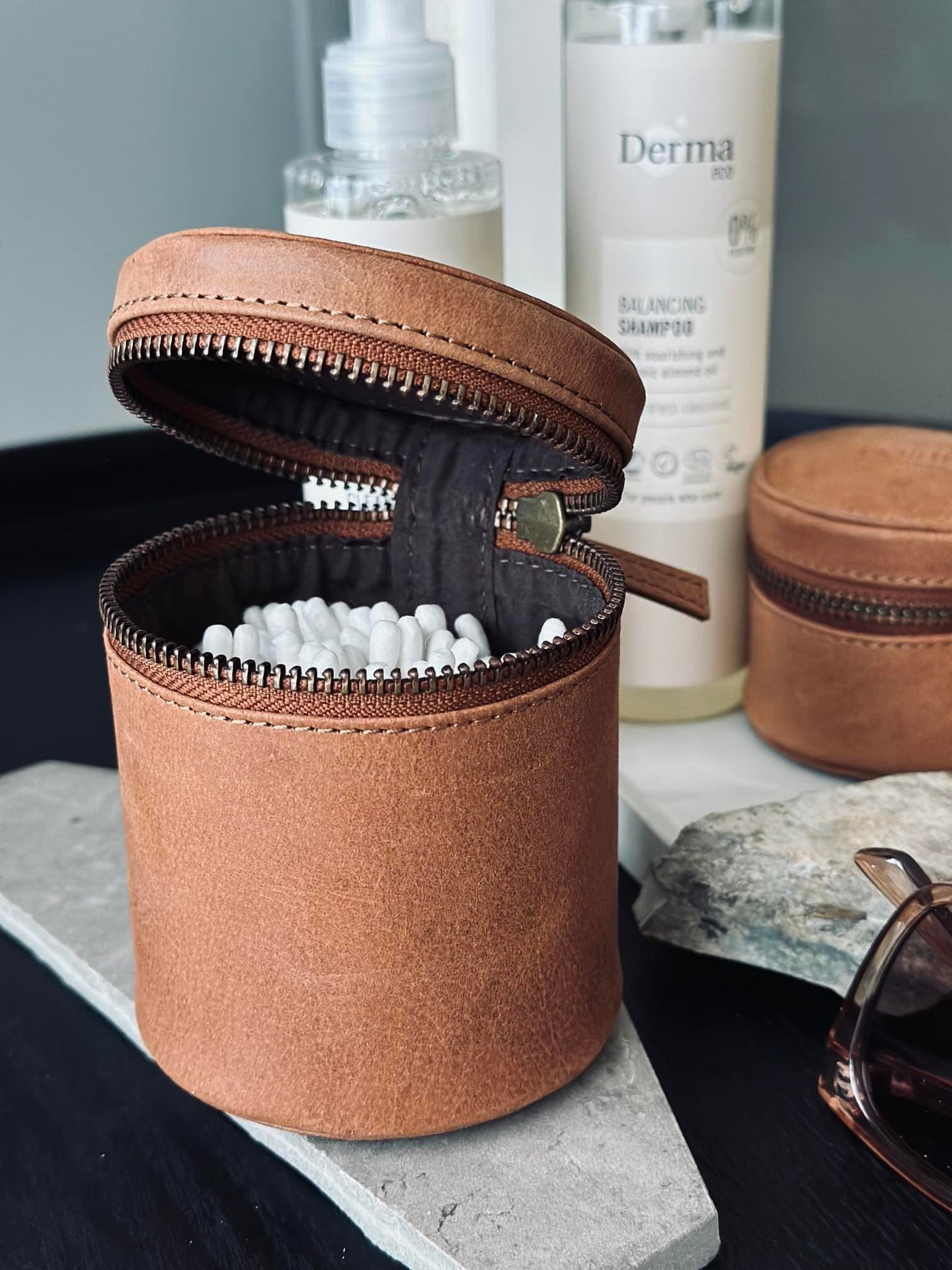 Organiser Leather - Big cognac - VIAMAJA.DK