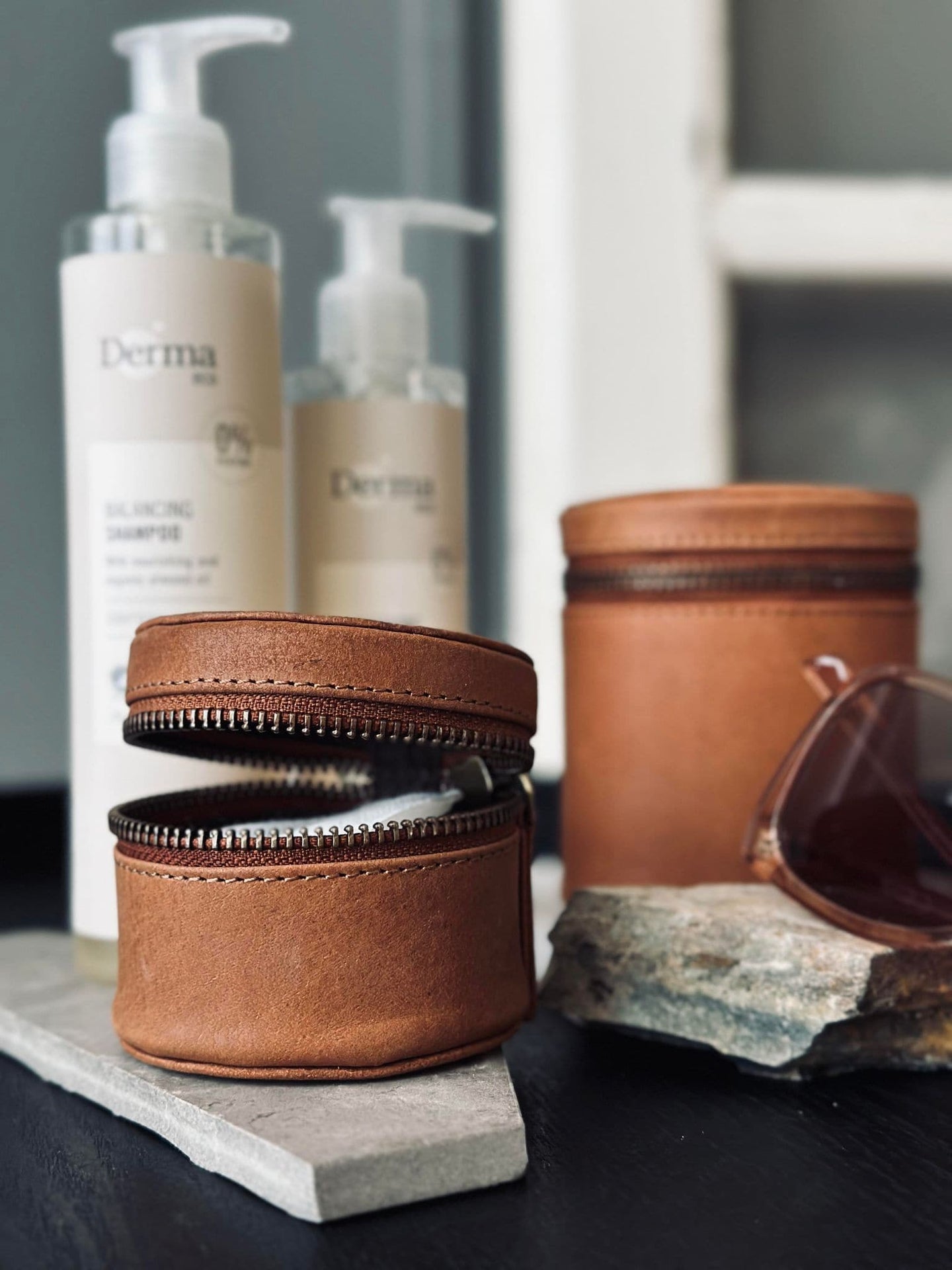 Organiser Leather - Small cognac - VIAMAJA.DK