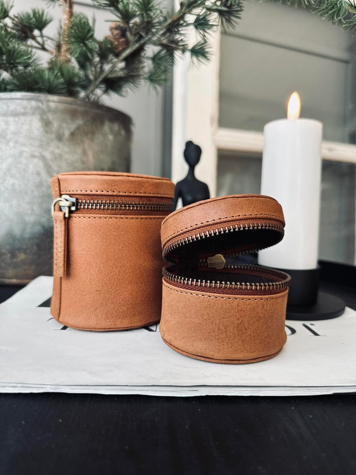 Organiser Leather - Small cognac - VIAMAJA.DK