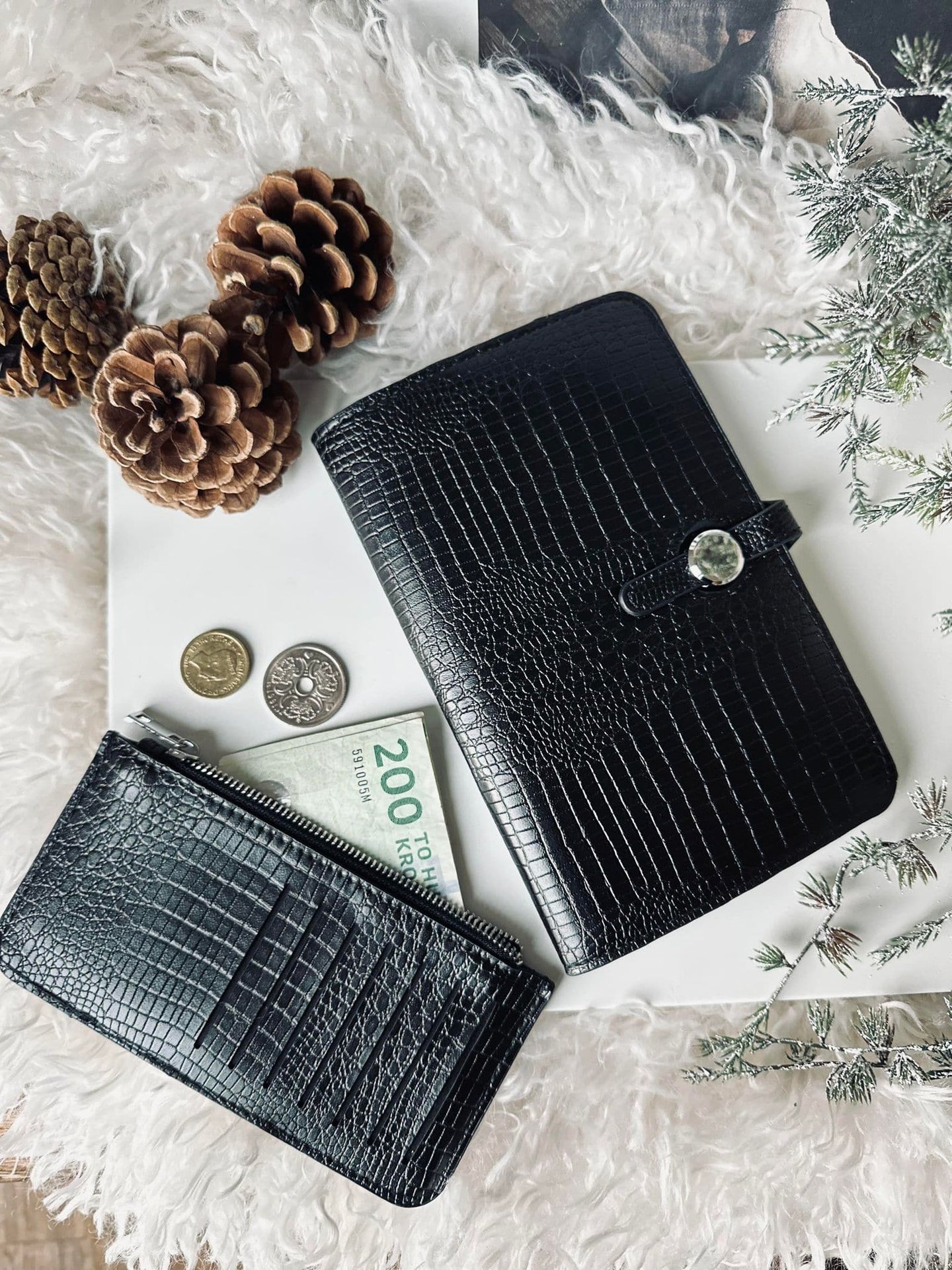 Organiser m. Pung MONET Black - VIAMAJA.DK