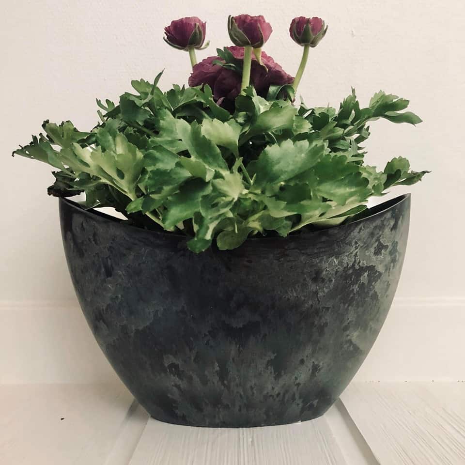 Oval skjuler i beton look – Mellem - VIAMAJA