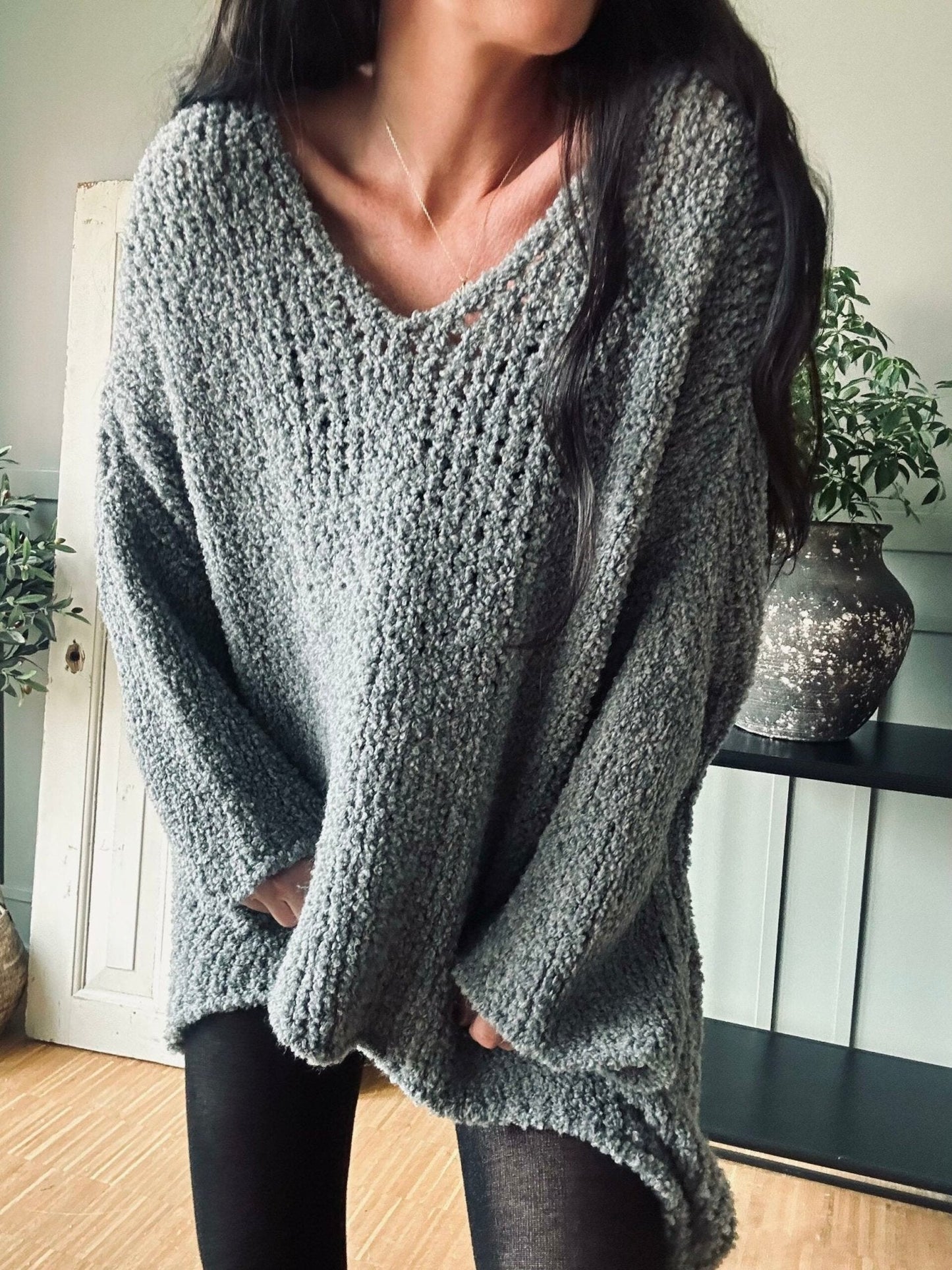 Oversize Cozy – Grey - VIAMAJA.DK