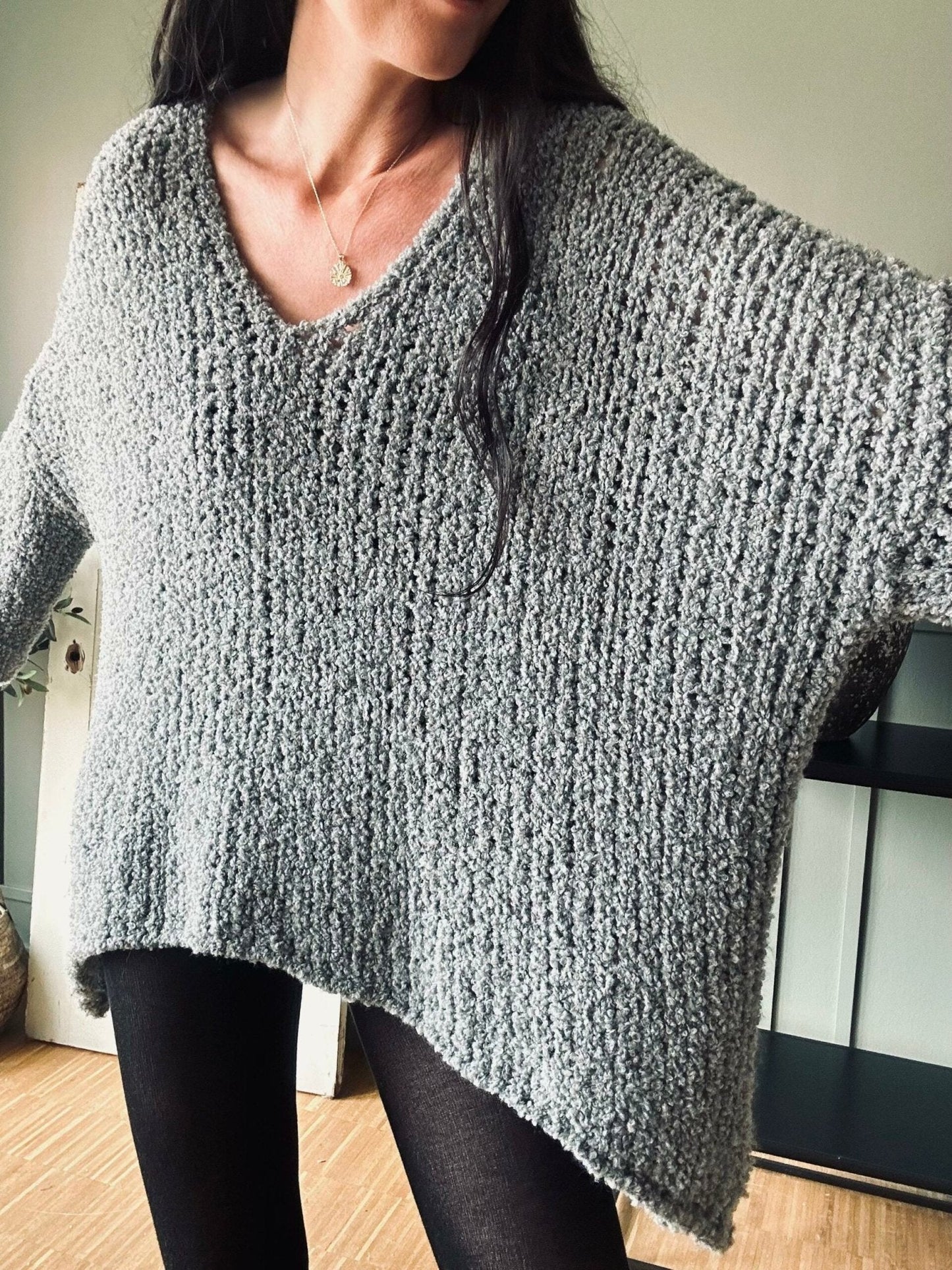 Oversize Cozy – Grey - VIAMAJA.DK