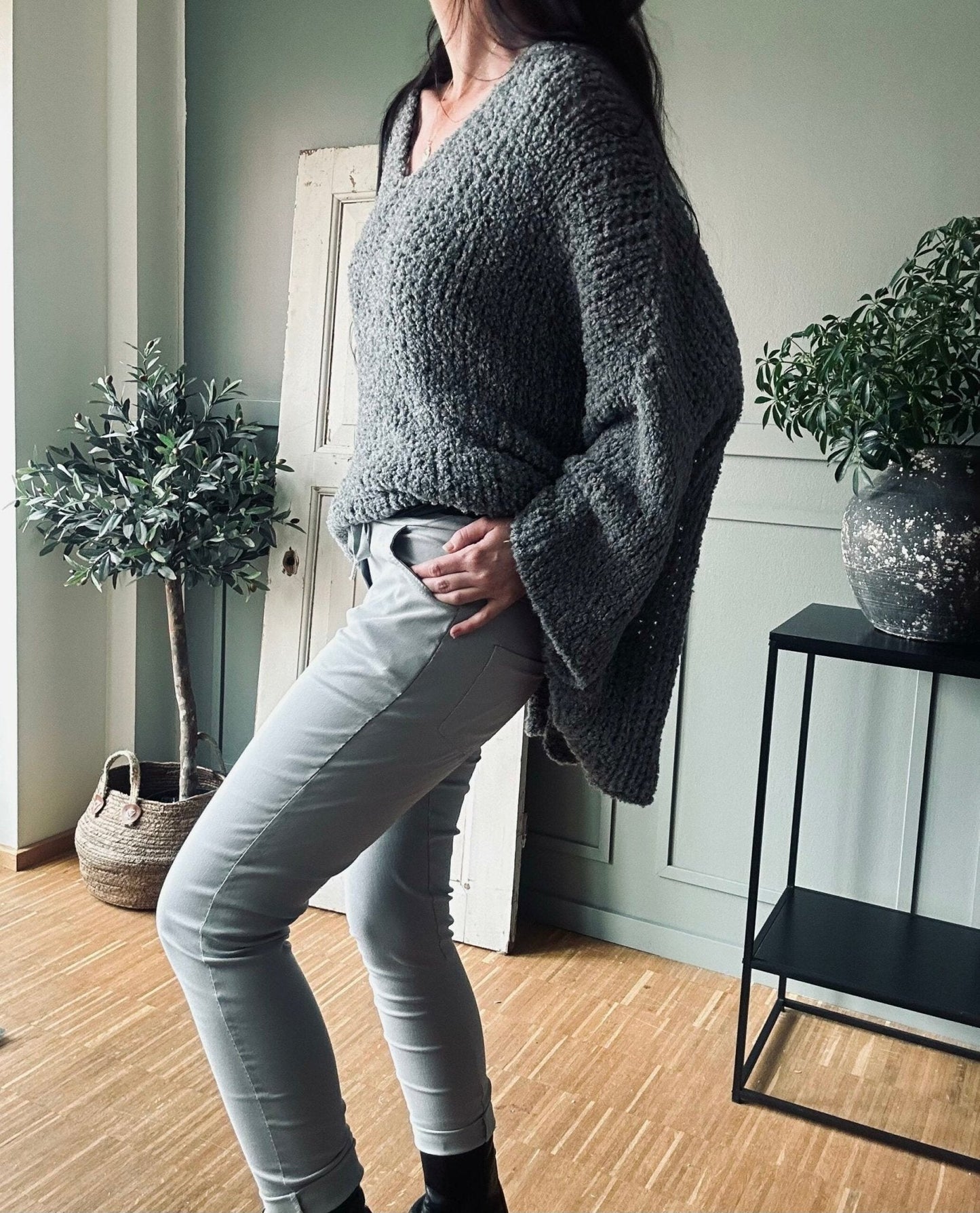 Oversize Cozy – Grey - VIAMAJA.DK