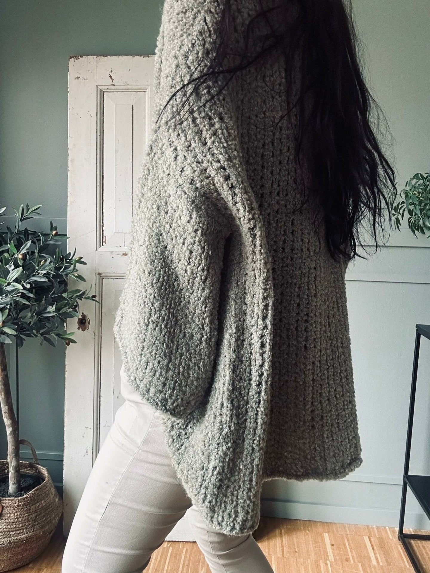 Oversize Cozy – Kaki - VIAMAJA.DK