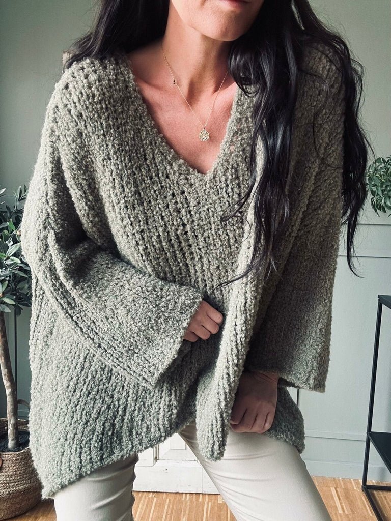 Oversize Cozy – Kaki - VIAMAJA