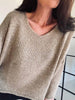 Oversize-stickad Nilla – Beige
