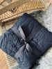 Pläd / sengetäcke – Quilt Navy 200x220cm