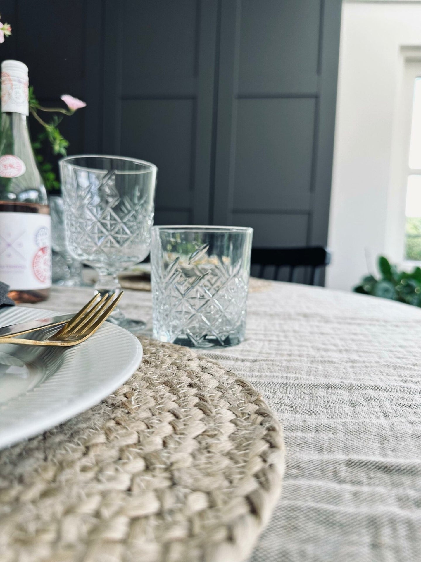 Plaid vævet med kork – Nature mix - VIAMAJA.DK