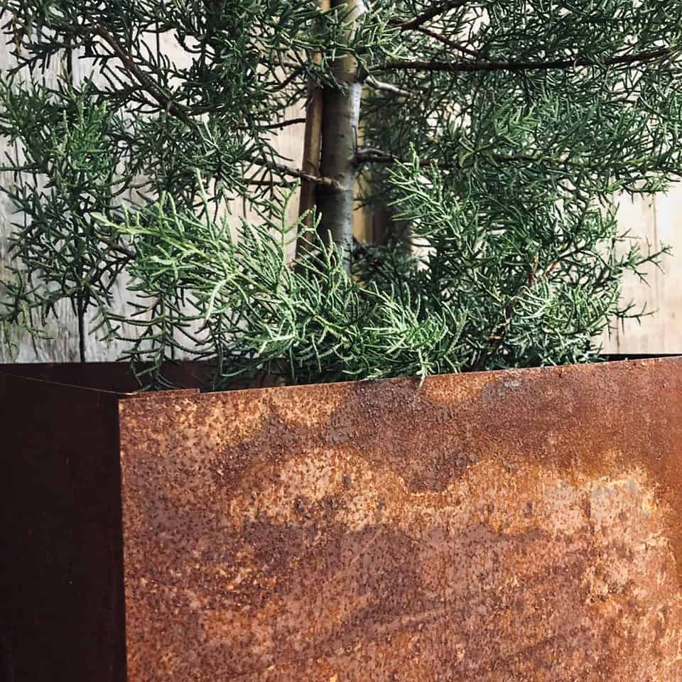Plantekasse rust 40x40 - VIAMAJA