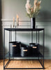 Planteringskärl BLACK GARDEN – Set med 3 st