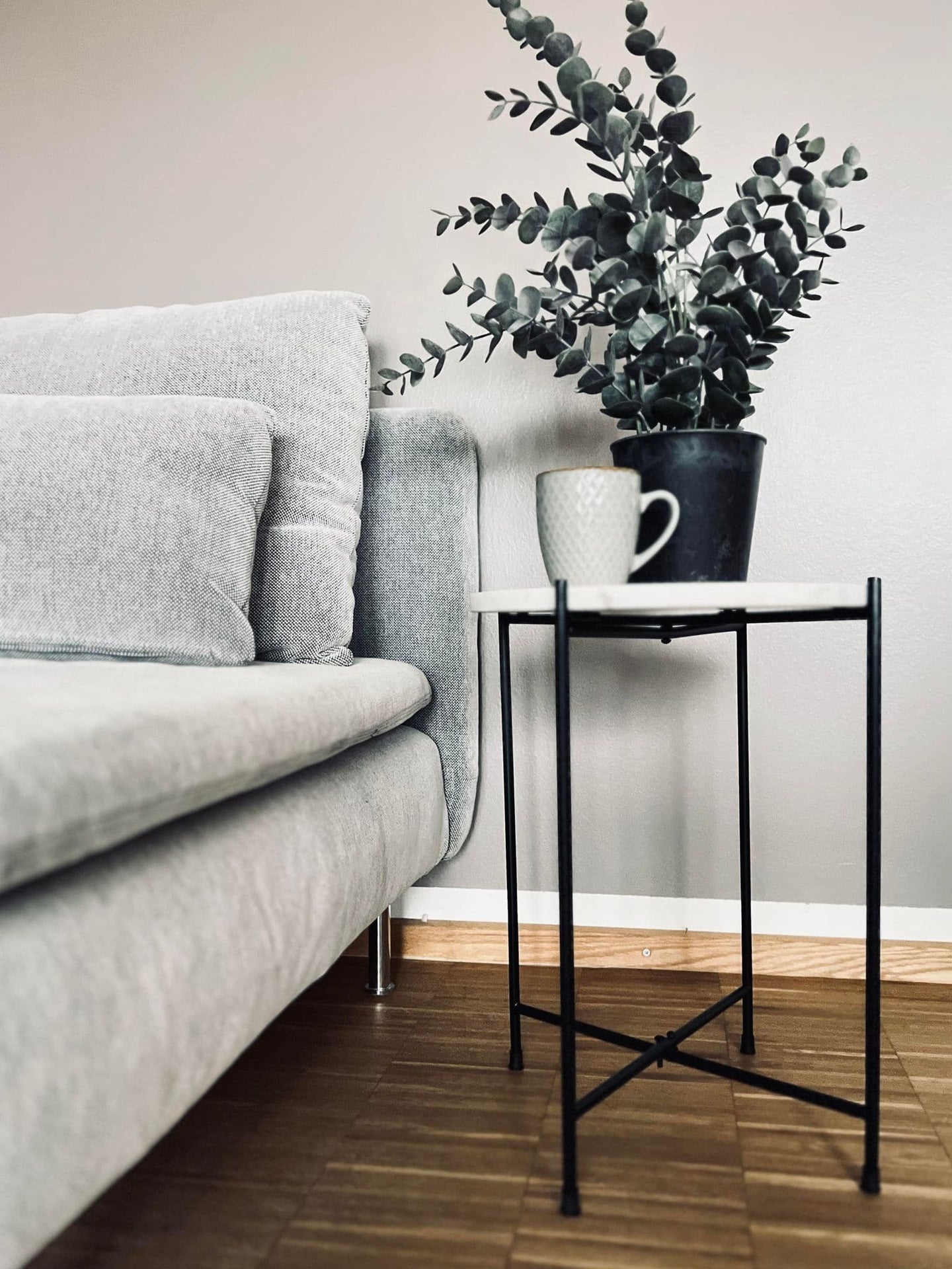 Potte i beton look - Mellem - VIAMAJA.DK