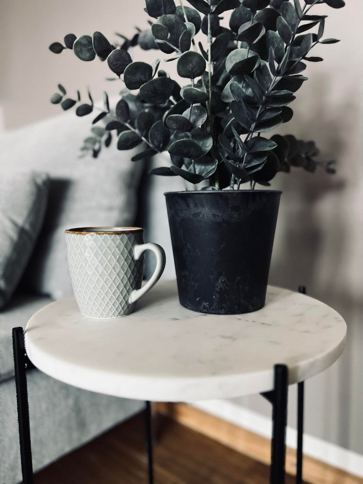 Potte i beton look - Mellem - VIAMAJA.DK