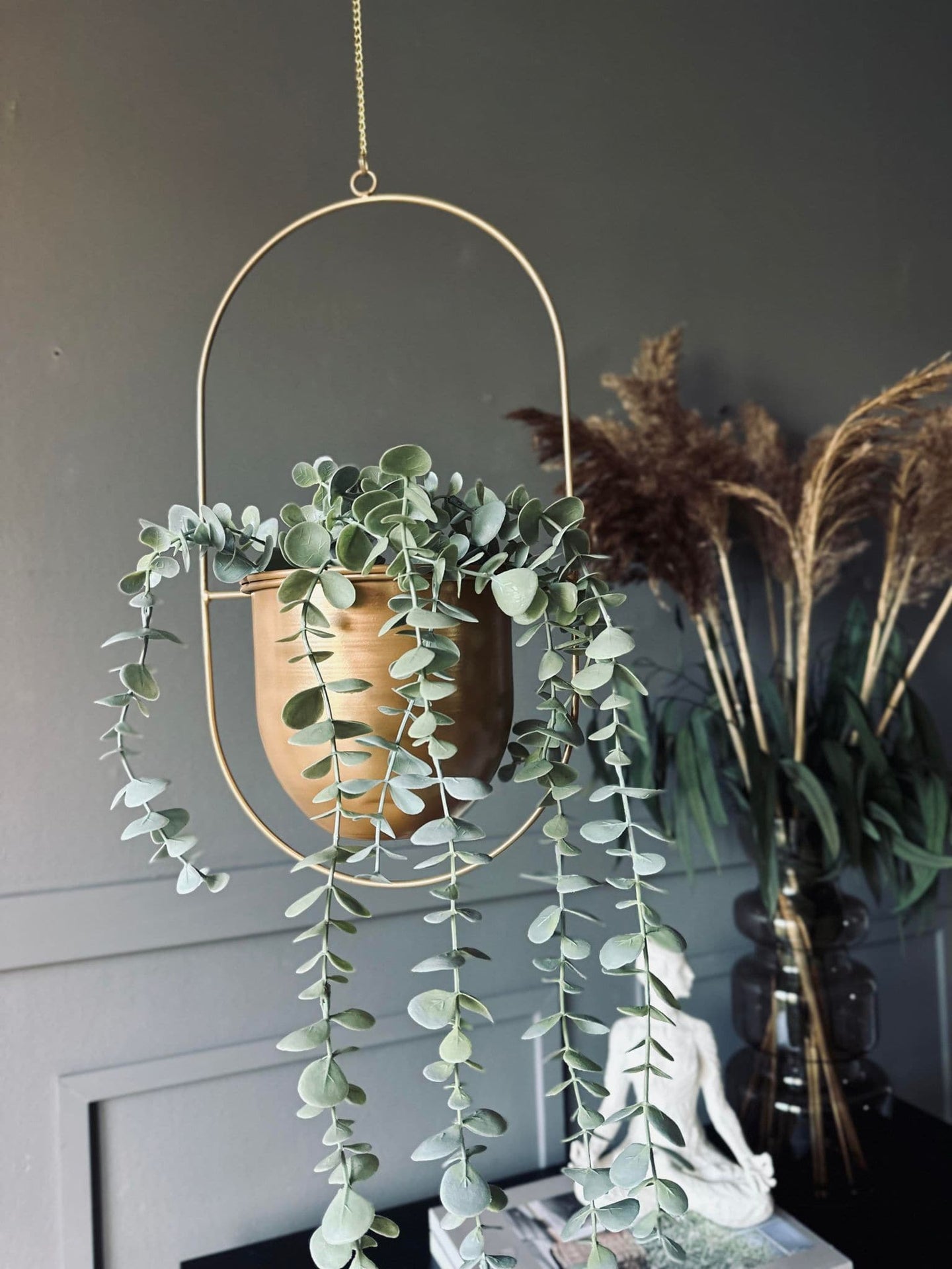 Potte med ophæng i Messing - VIAMAJA.DK