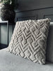 Kudde inkl. fyllning - 45x45 cm Beige ZigZag