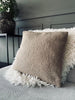 Kudde inkl. fyllning - Beige Teddy