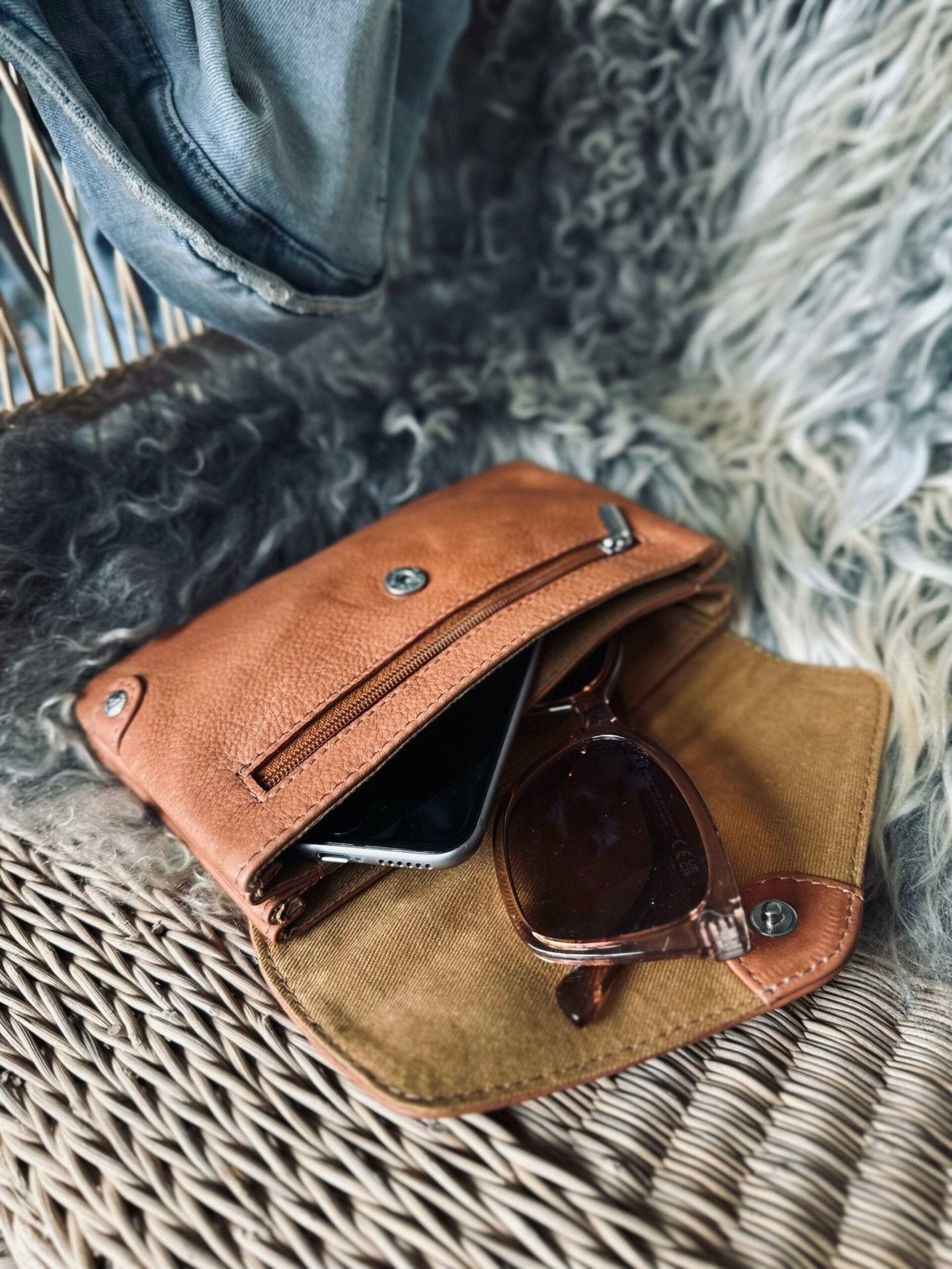 Pung Aura Cognac - VIAMAJA.DK