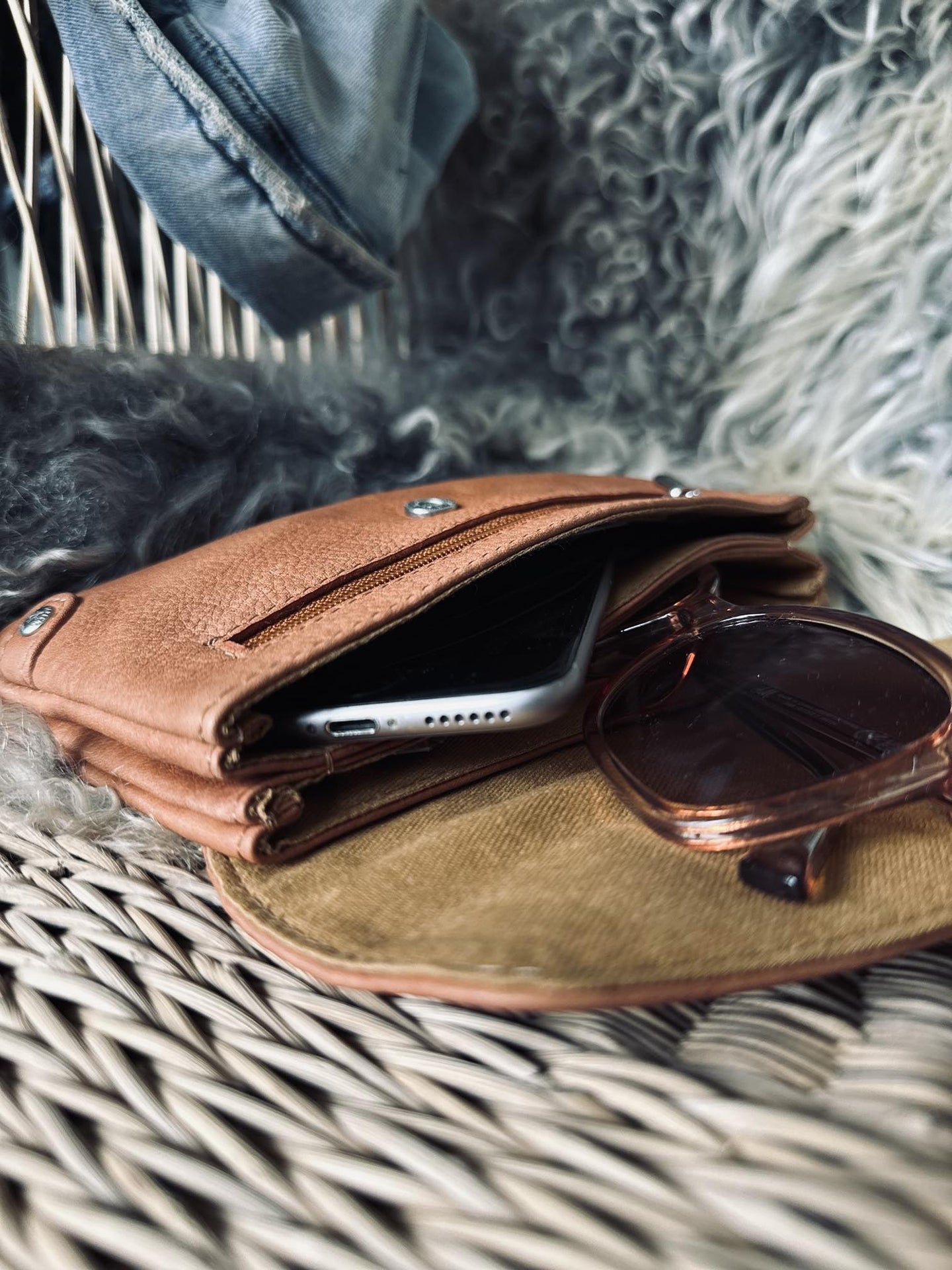 Pung Aura Cognac - VIAMAJA.DK