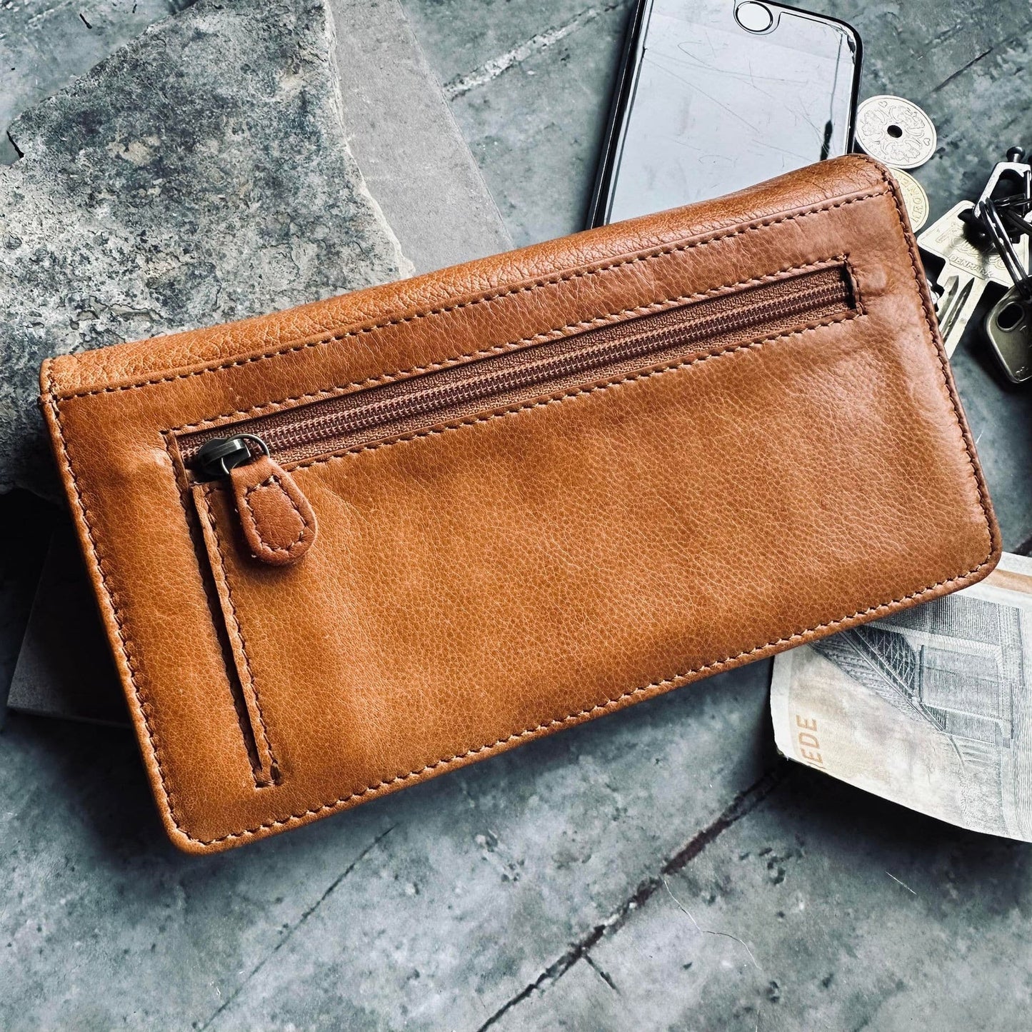 Pung Big URBAN Cognac - VIAMAJA.DK