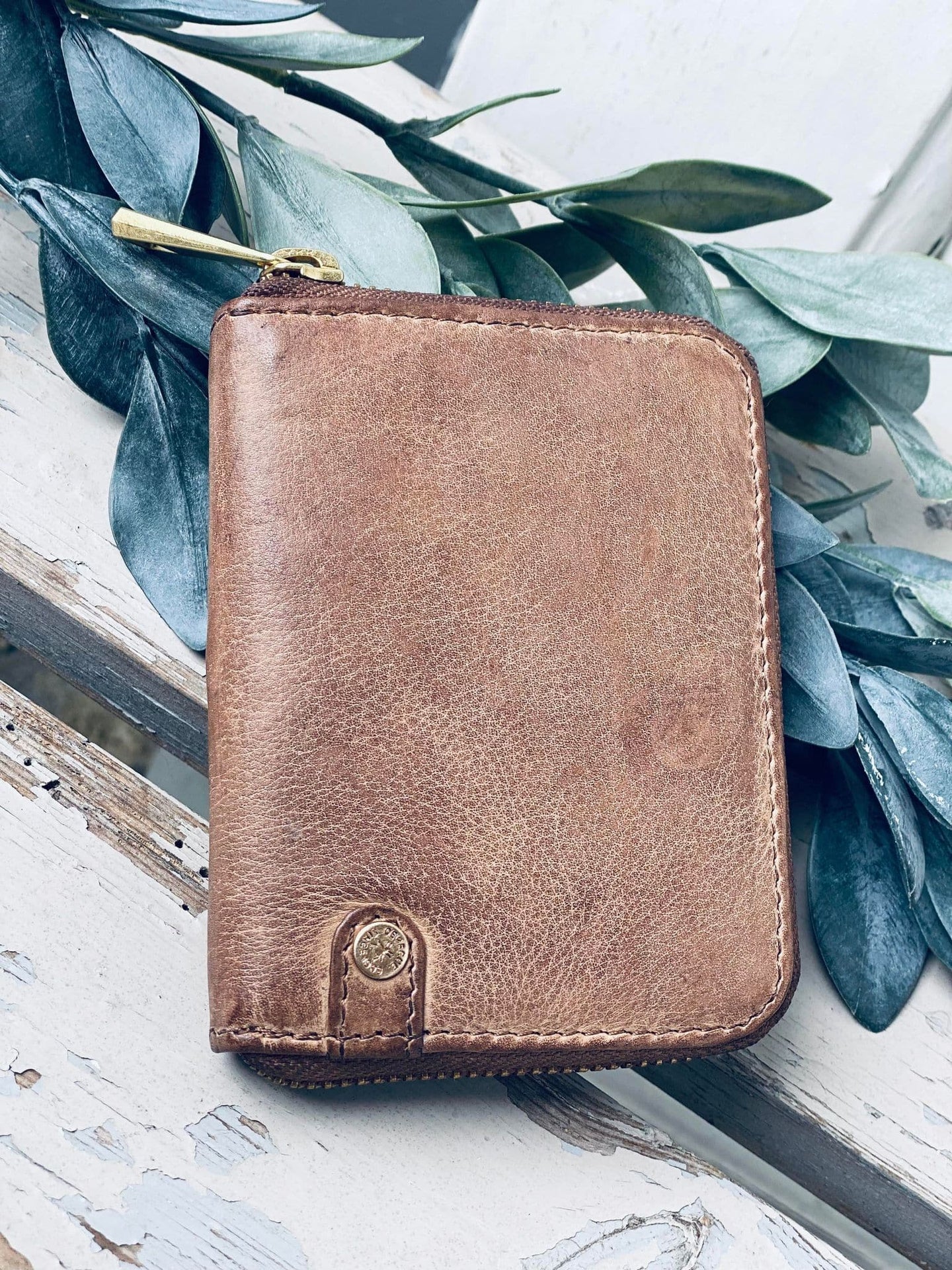 Pung i blødt skind - Walnut - VIAMAJA.DK