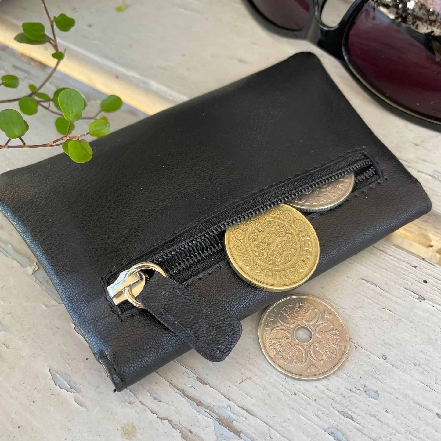 Pung MISTY- Lækker blødt kalveskind - Sort - VIAMAJA.DK