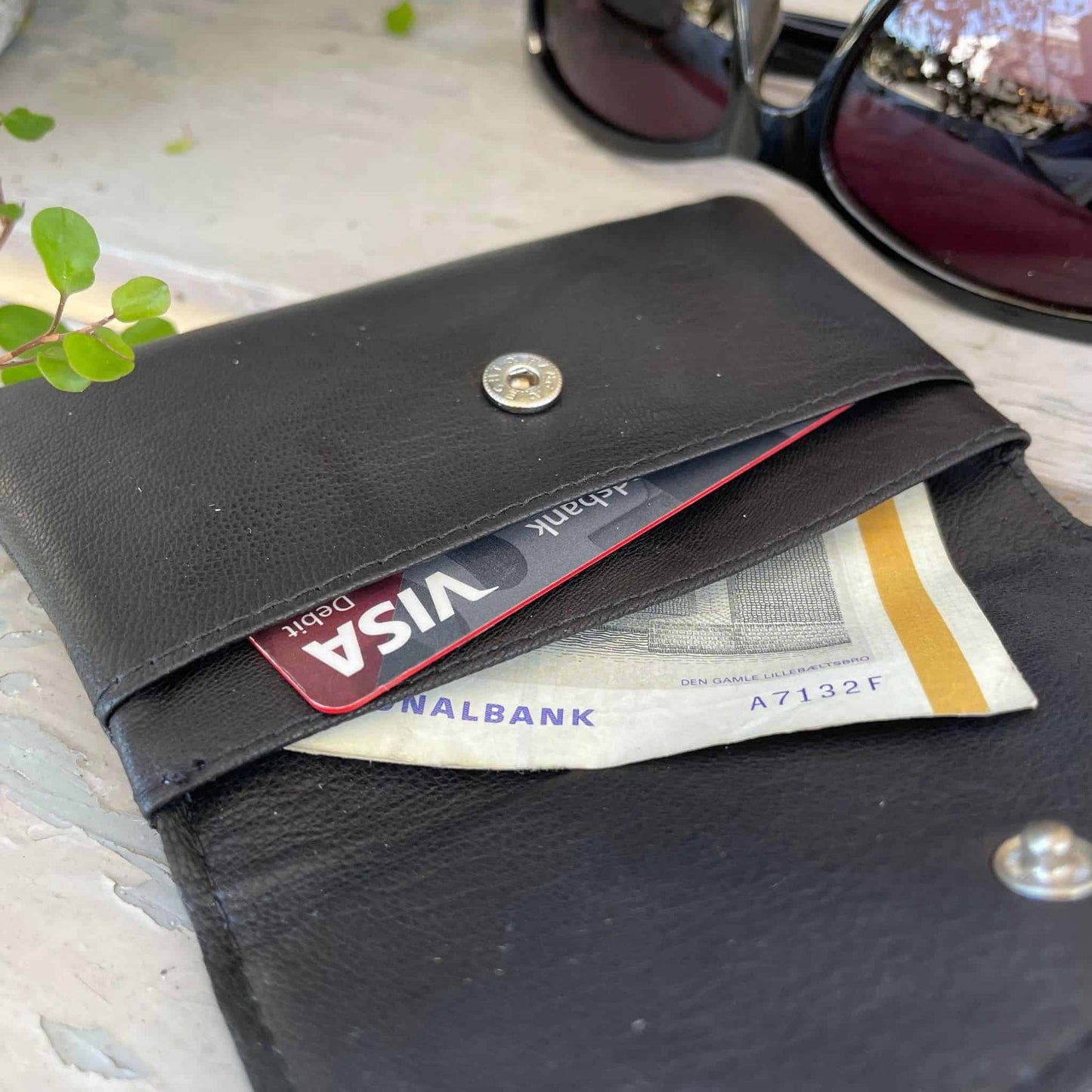 Pung MISTY- Lækker blødt kalveskind - Sort - VIAMAJA.DK