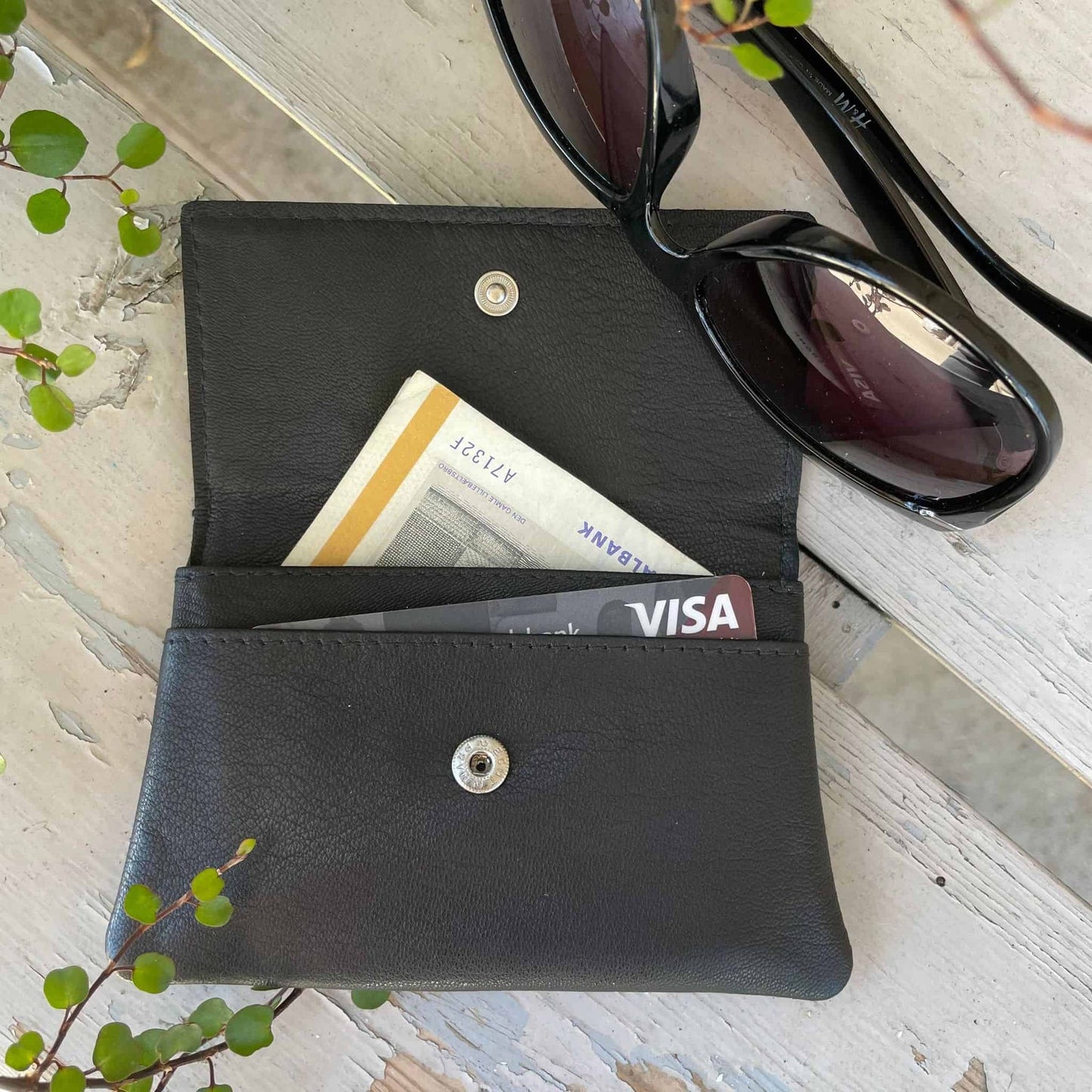 Pung MISTY- Lækker blødt kalveskind - Sort - VIAMAJA.DK