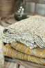 Quilt ljusgul bas m/gult bladmönster