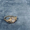 Ring 14karat guldbelagd med Preciosa-kristall