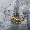 Ring - förgylld i kedje-look