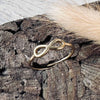 Ring m. Evighetstecken - Guldbelagd