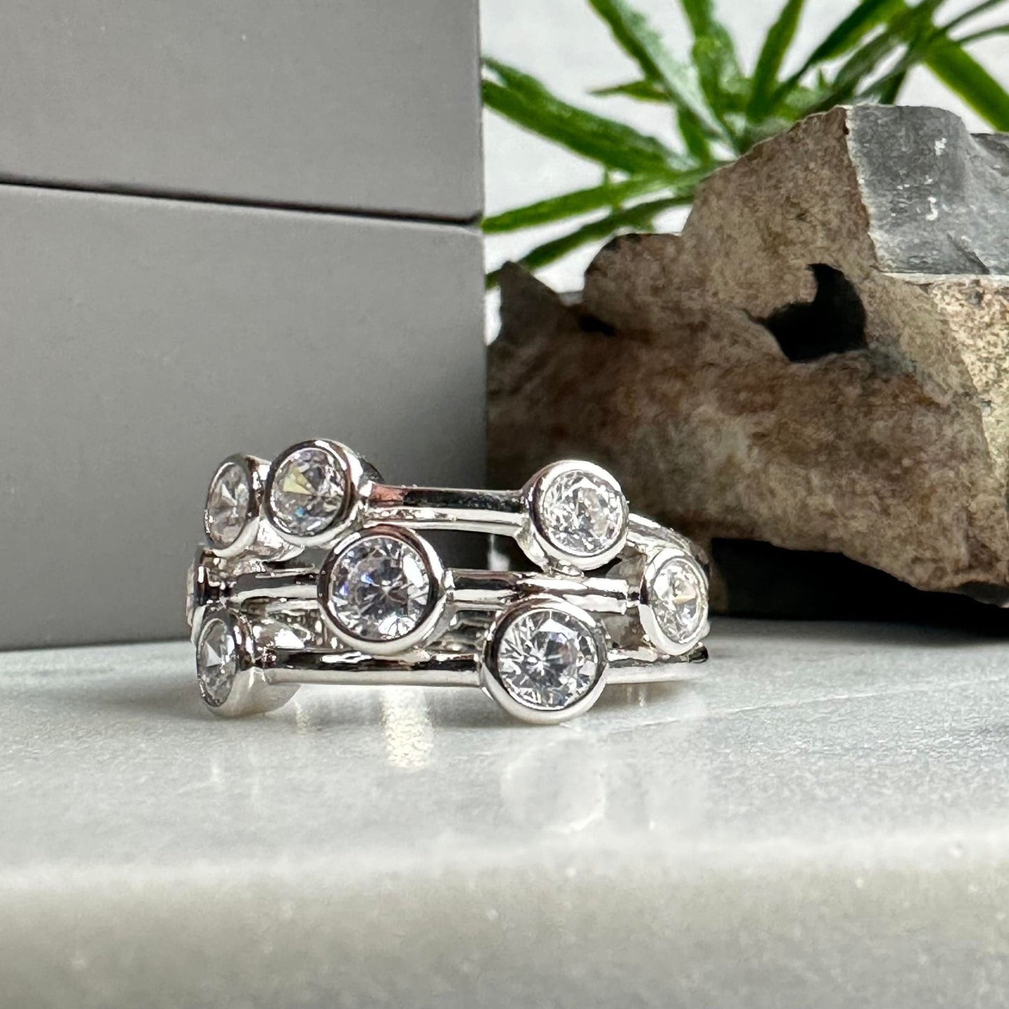 Ring Miriam Clear - Sterling Silver - VIAMAJA.DK