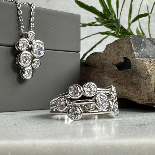 Ring Miriam Clear - Sterling Silver - VIAMAJA.DK