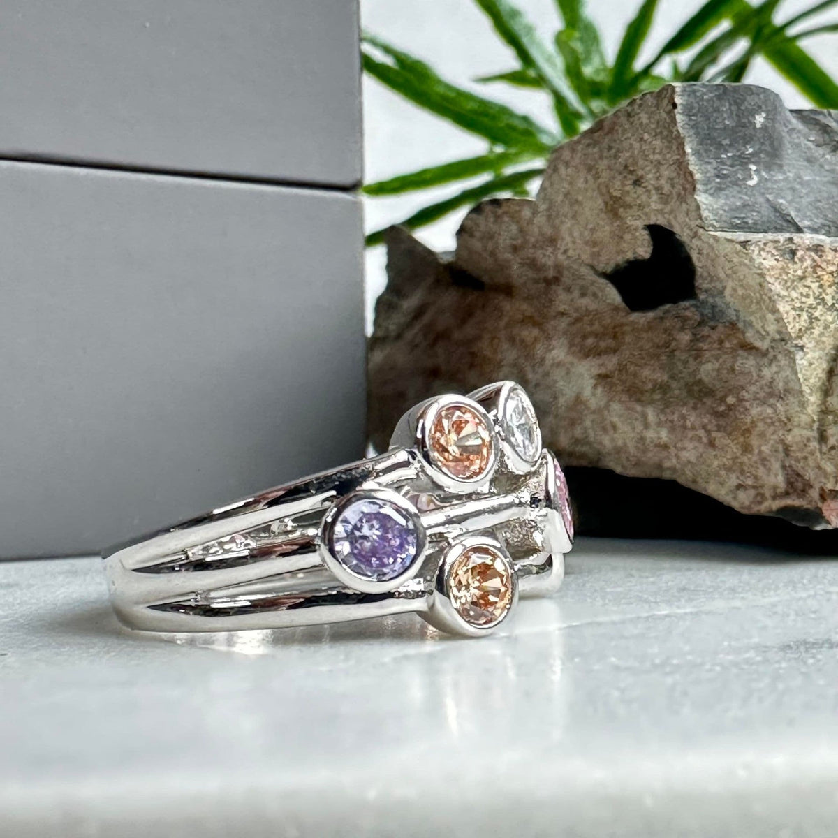 Ring Miriam Color - Sterling silver - VIAMAJA.DK