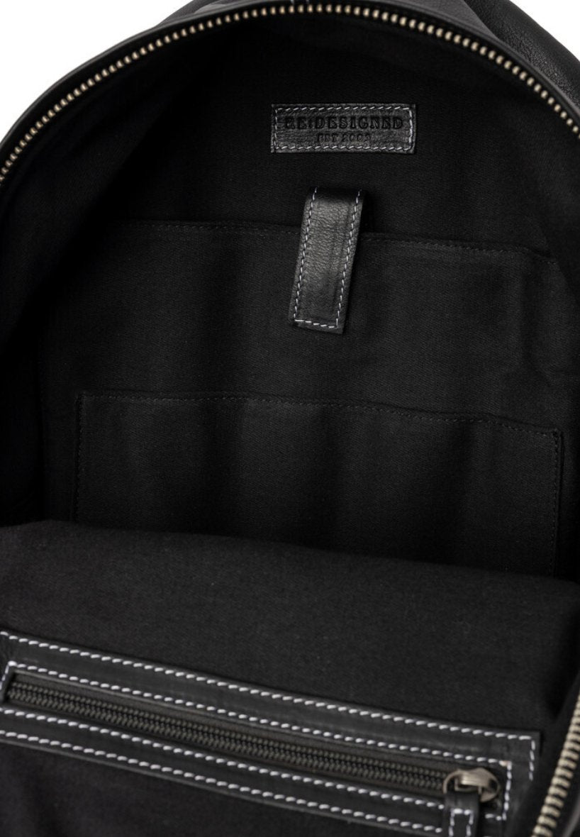 Rygsæk Black leather - VIAMAJA.DK