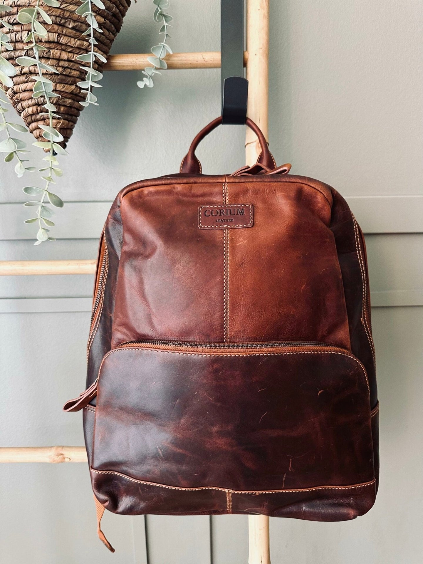 Rygsæk Brown leather - VIAMAJA.DK