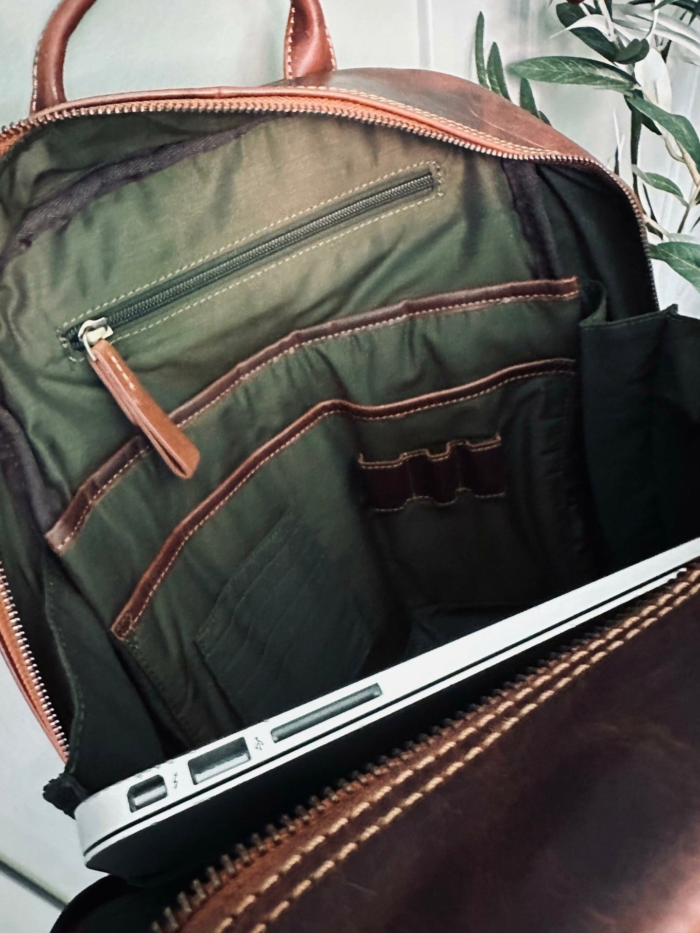 Rygsæk Brown leather - VIAMAJA.DK