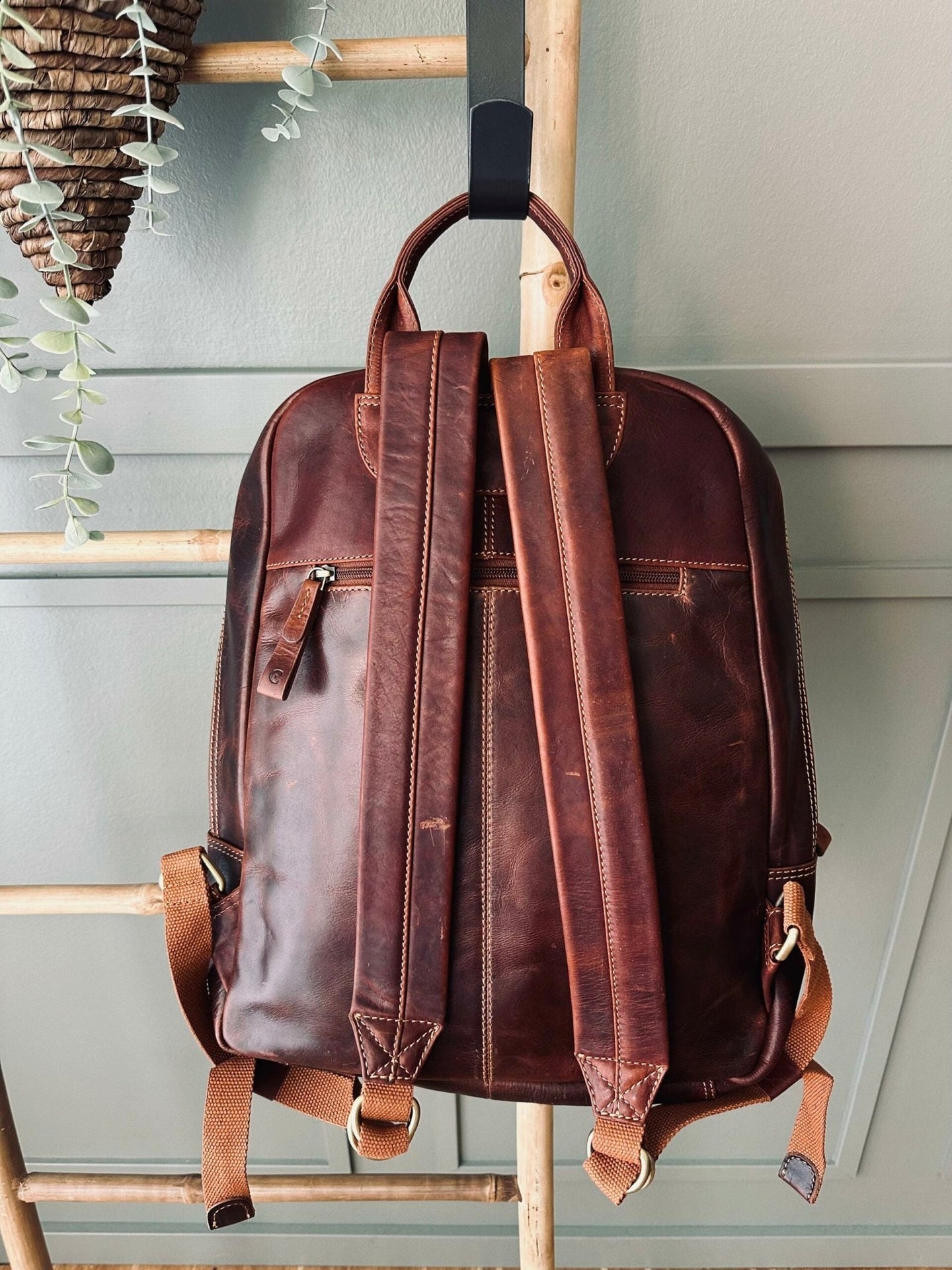 Rygsæk Brown leather - VIAMAJA.DK