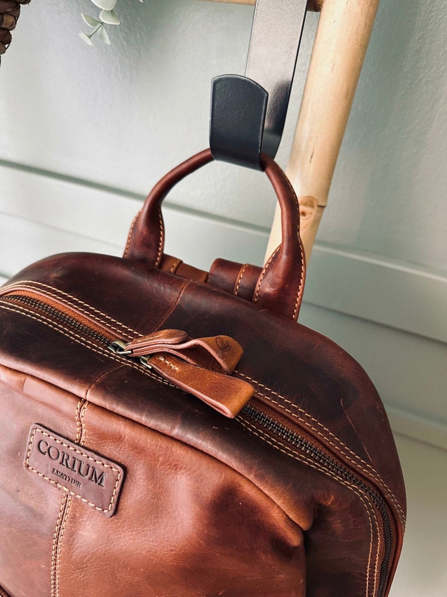 Rygsæk Brown leather - VIAMAJA.DK