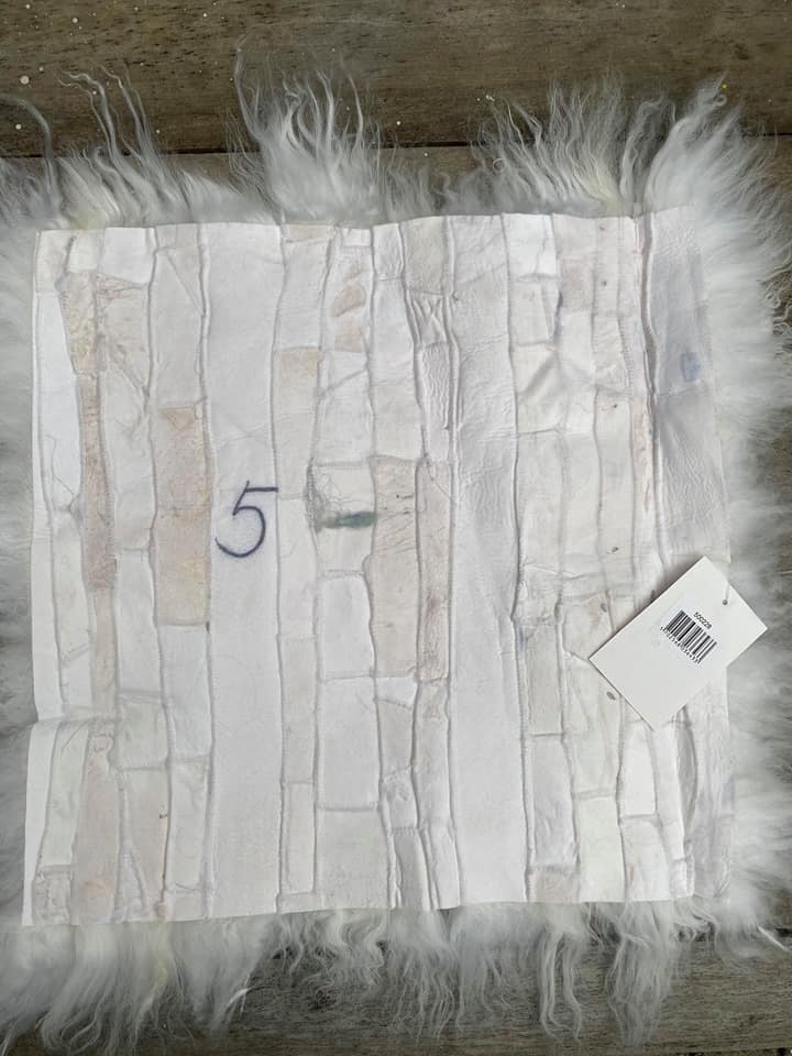 Sædeskind -Tibetansk- Hvid // TILBUD - VIAMAJA