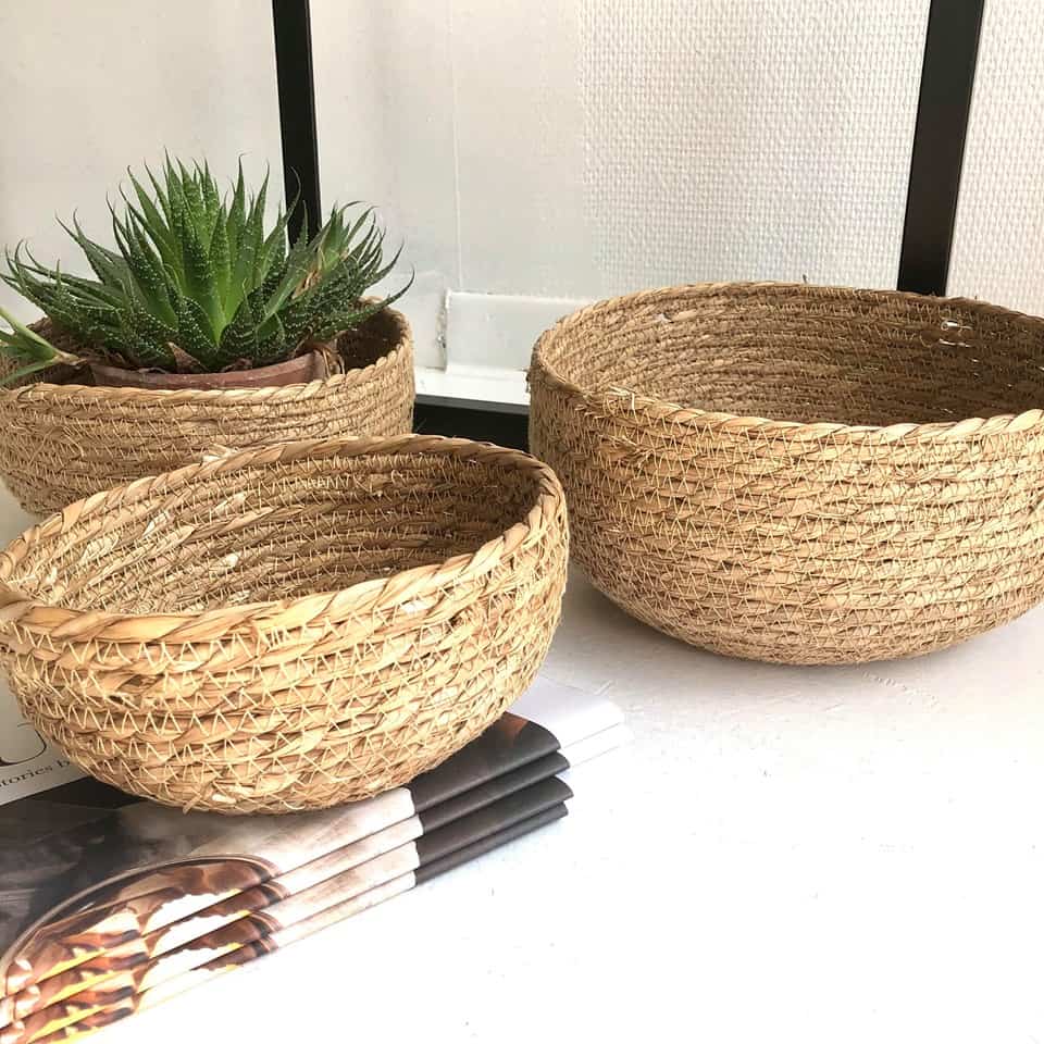 Sæt af 3 bowl naturkurve - VIAMAJA