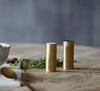 Salt- och pepparset - Mässing och marmor