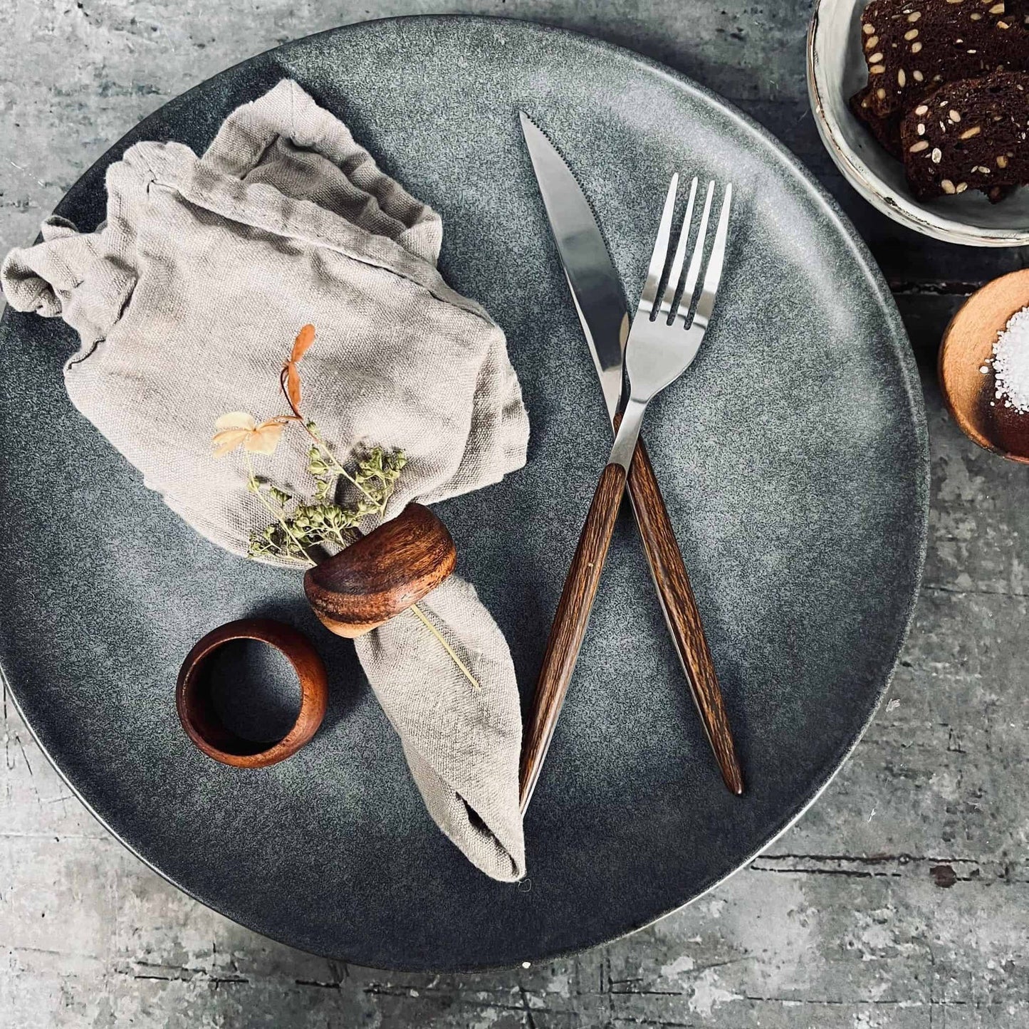 Servietring i akaciatræ - VIAMAJA.DK