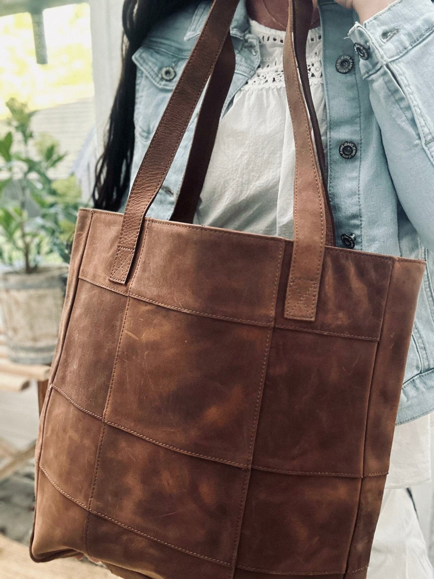 Shopper Alma - Dark Cognac - VIAMAJA.DK