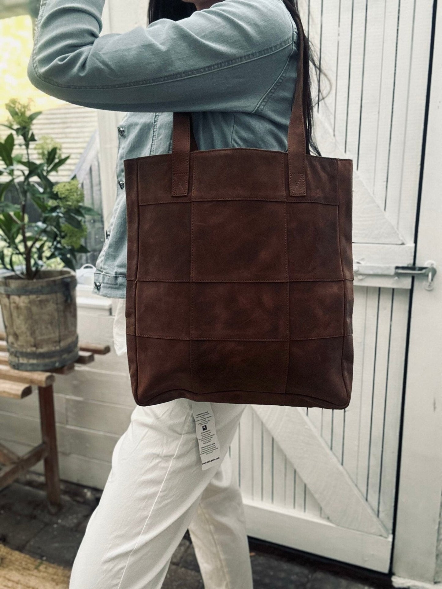 Shopper Alma - Dark Cognac - VIAMAJA.DK