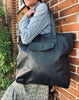 Shopper BIG BUFFALO - Svart buffelläder