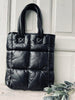 Shopper - BLACK MUST i mjukt lammskinn